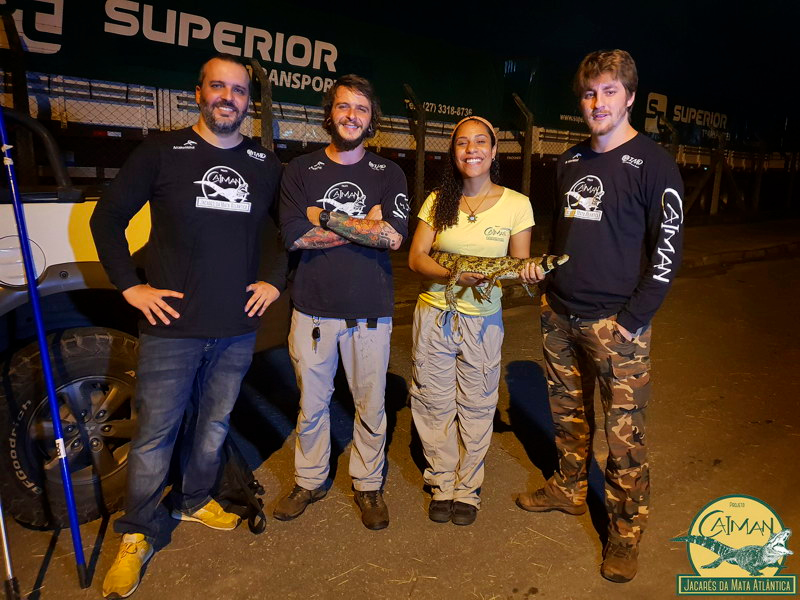 Projeto Caiman resgata mais um Jacaré na Serra – ES