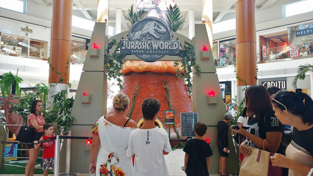 ATRAÇÃO JURASSIC WORLD E EXPOSIÇÃO AUDIOVISUAL “A NATUREZA ESTÁ MAIS PERTO DO QUE VOCÊ IMAGINA”- NO