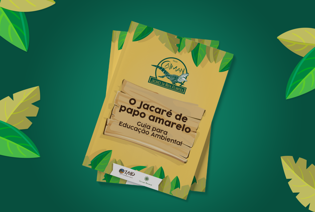 Projeto Caiman lança livro “O Jacaré de papo amarelo – Guia para educação ambiental”